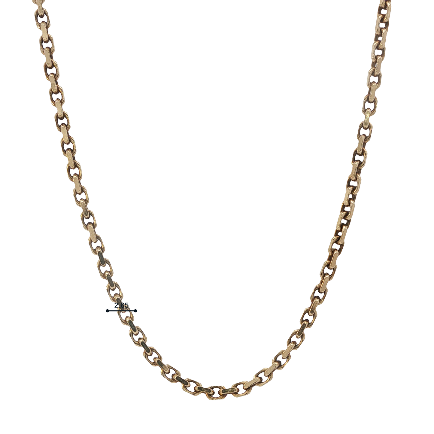 Ankerkette Gelbgold 585 / 14 Karat L: 40,5 cm Nr. 7018