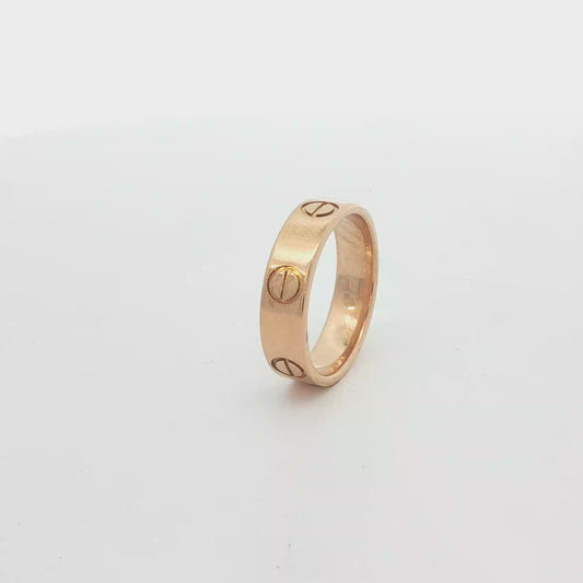 Ring Roségold 875 / 21 Karat Gr. 53 Nr. 6529