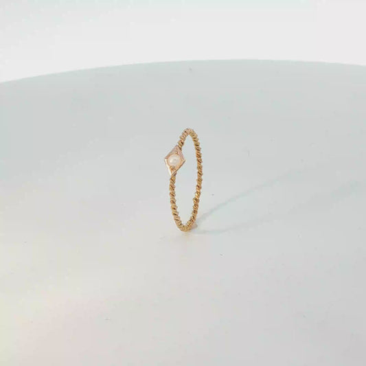 Ring Gelbgold 750 / 18 Karat Gr. 47 Nr. 6936