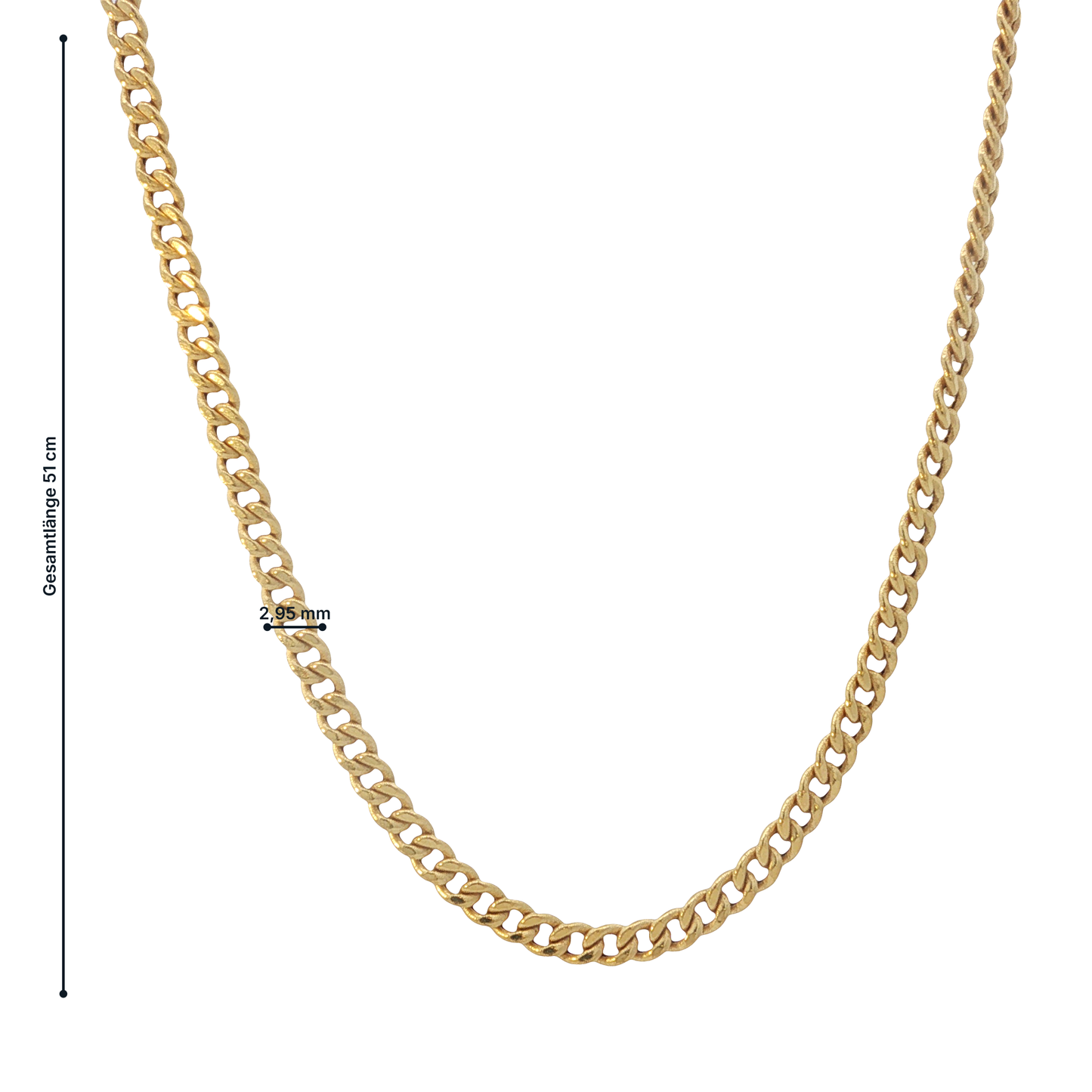 Kette Gelbgold 585 / 14 Karat L:51 cm Nr. 7160