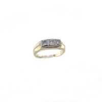 Ring Gold 585 / 14k Diamantring, weißgold Damenring Gr.55 Nr.3475