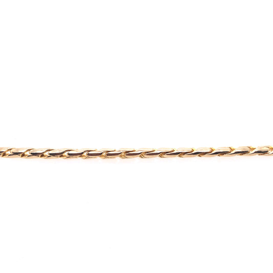 Armband Ankerarmband Gold 585 / 14k rund gedreht