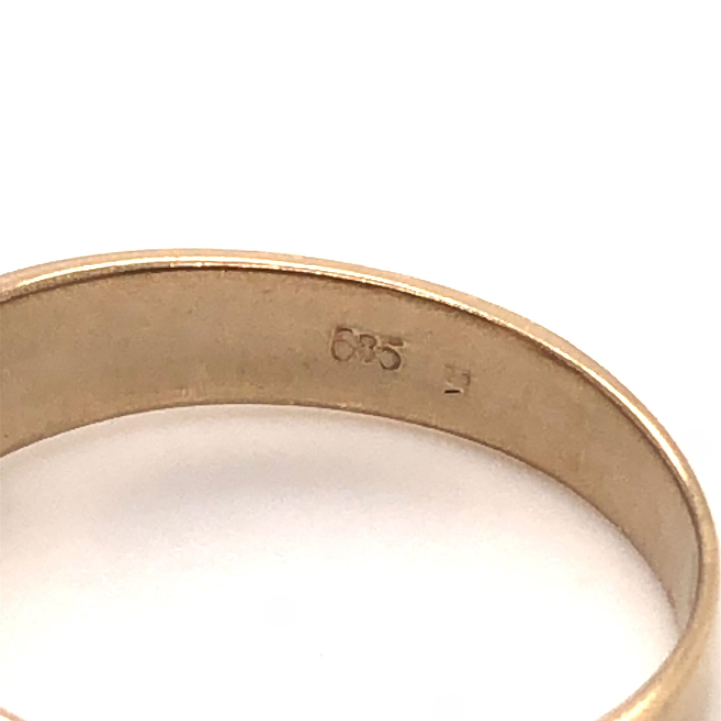 Ring Gold 585 / 14k Damenring mit pinkem Farbstein