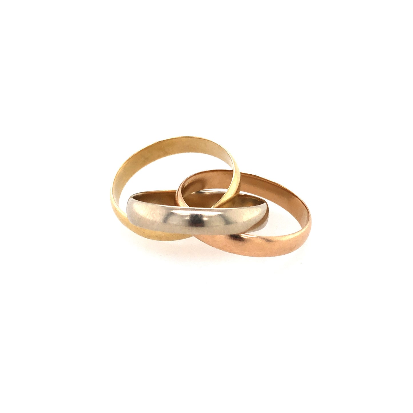 Ring Gold 750 / 18k tri-color, dreifacher Ring