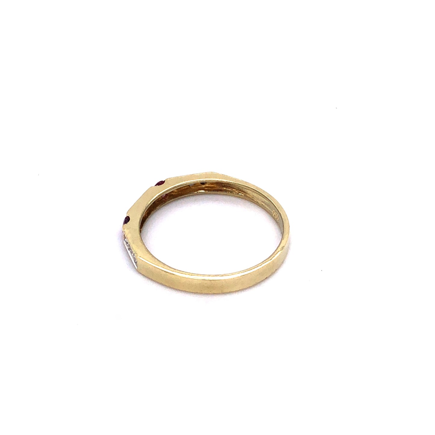 Ring Gold 585 / 14k mit Glassteinen und Farbsteinen, Gr. 56
