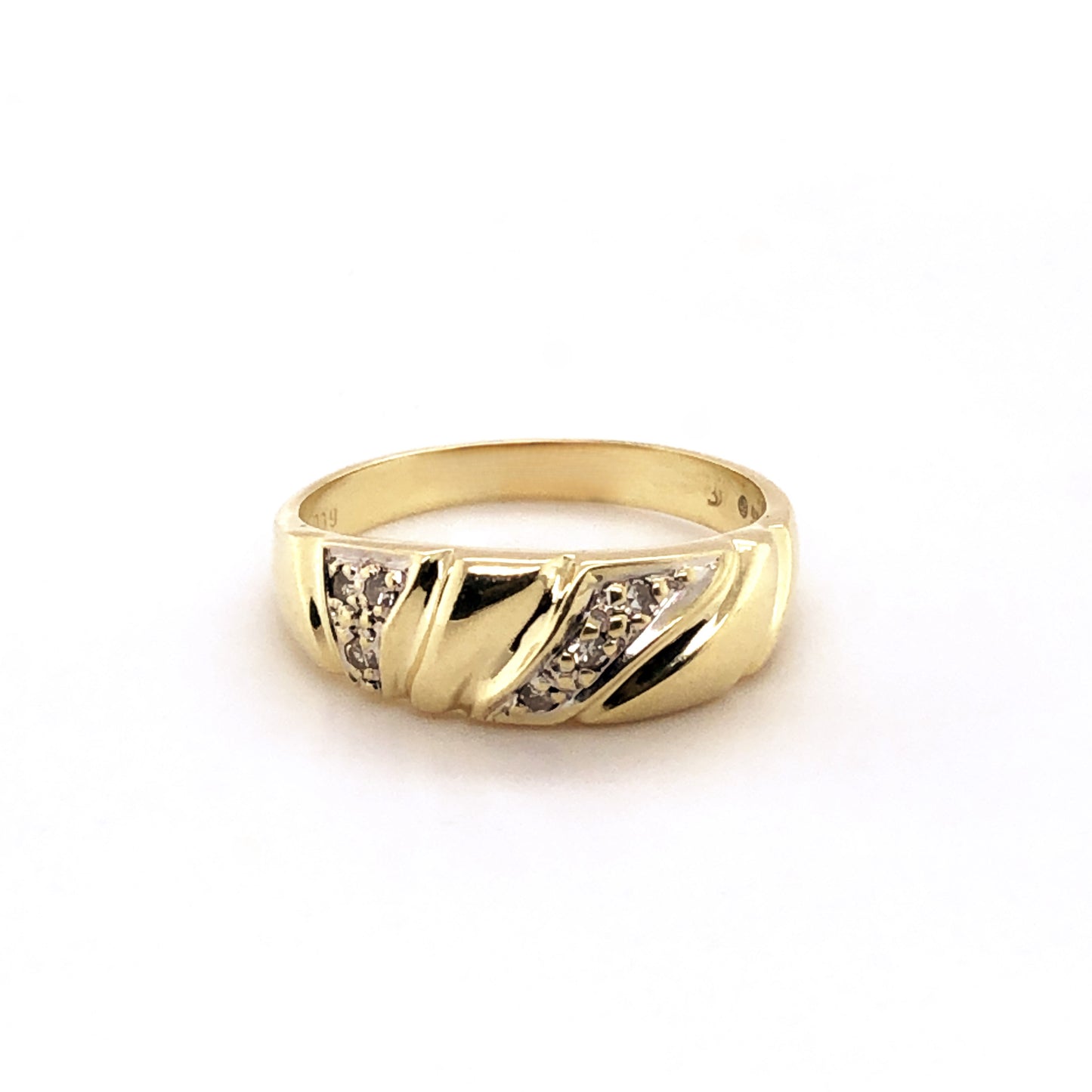 Ring Gold 585 / 14k , mit Diamanten Nr. 3318