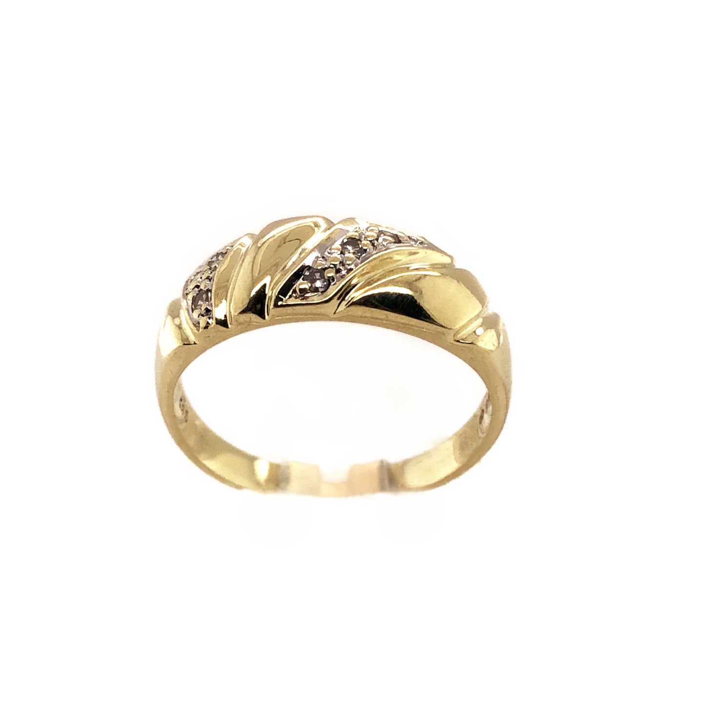 Ring Gold 585 / 14k , mit Diamanten