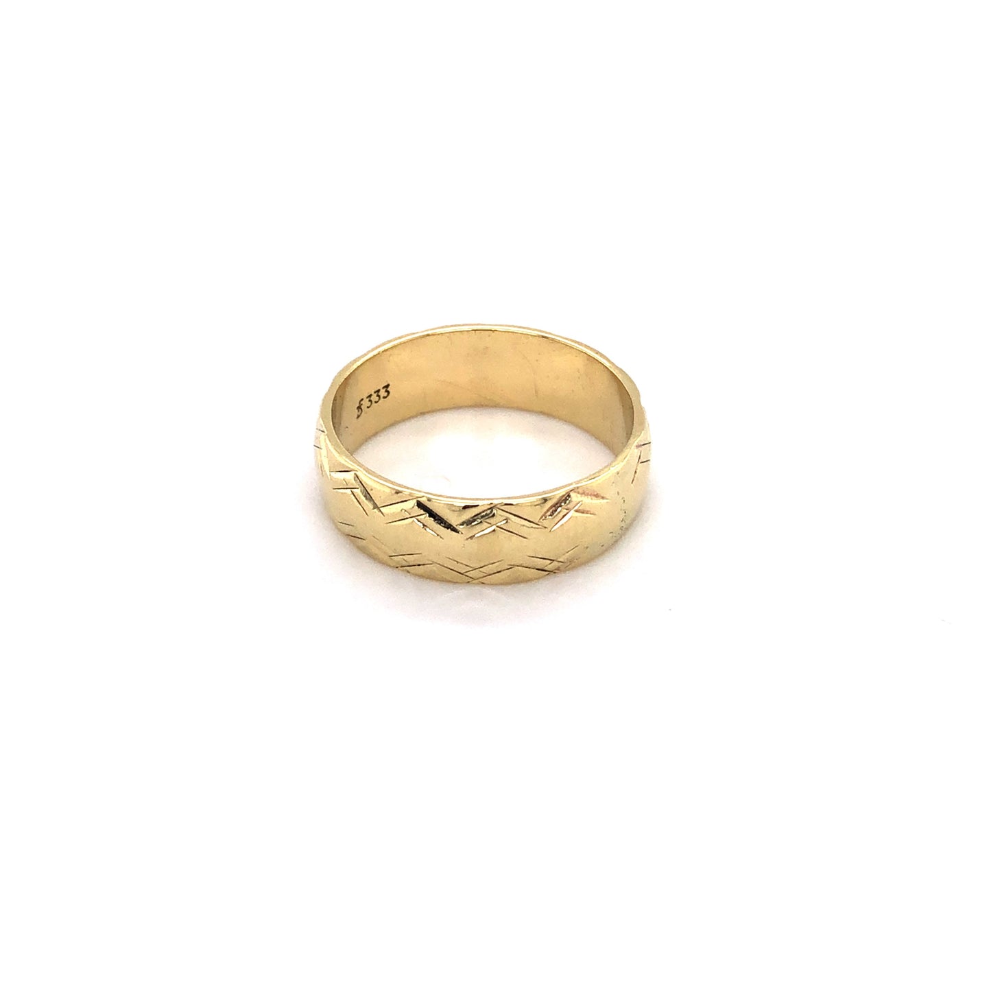 Ring Gold 333 / 8k Gr. 55, gemustert Nr. 3385