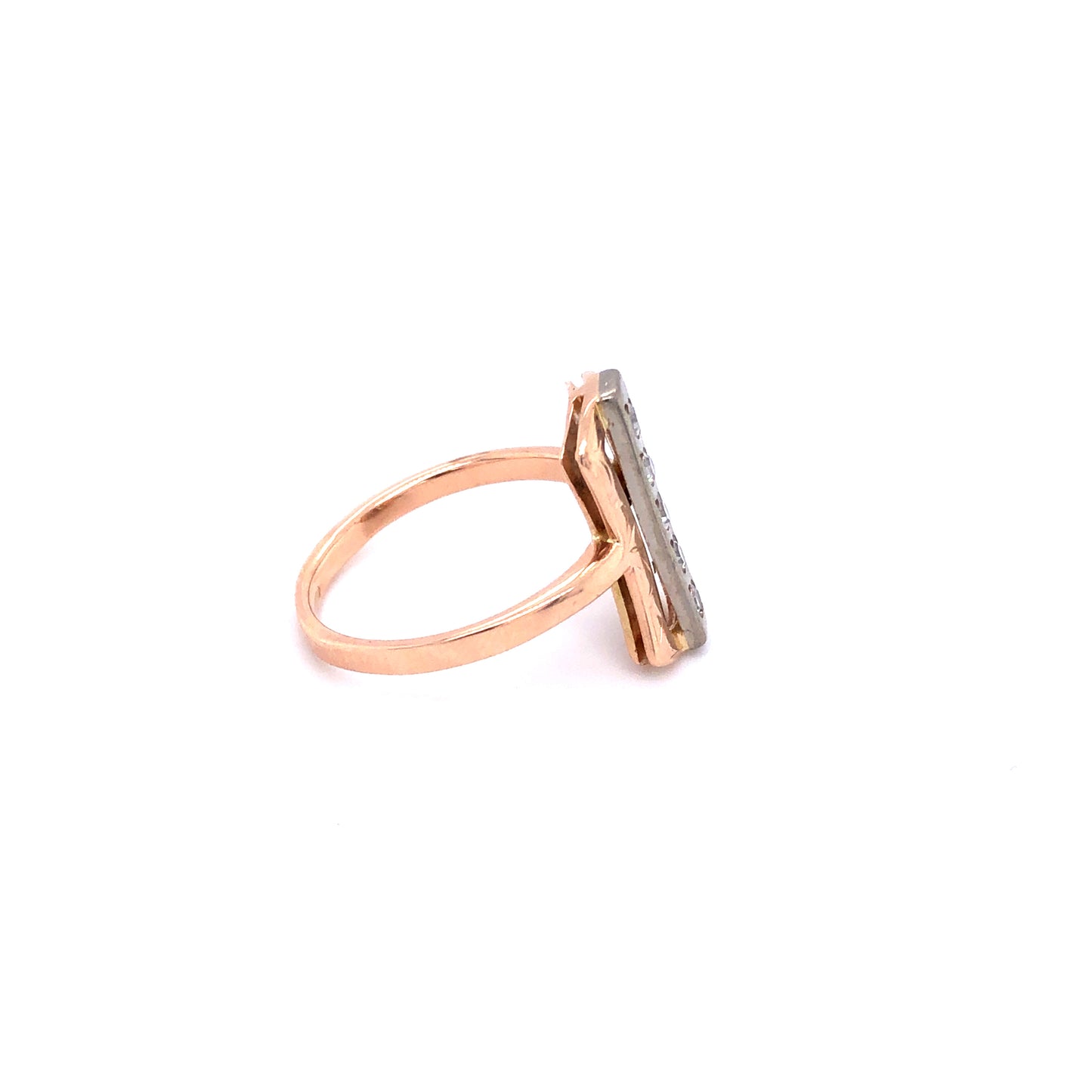 Ring Gold 585 / 14k Gr.54, mit Farbsteinen