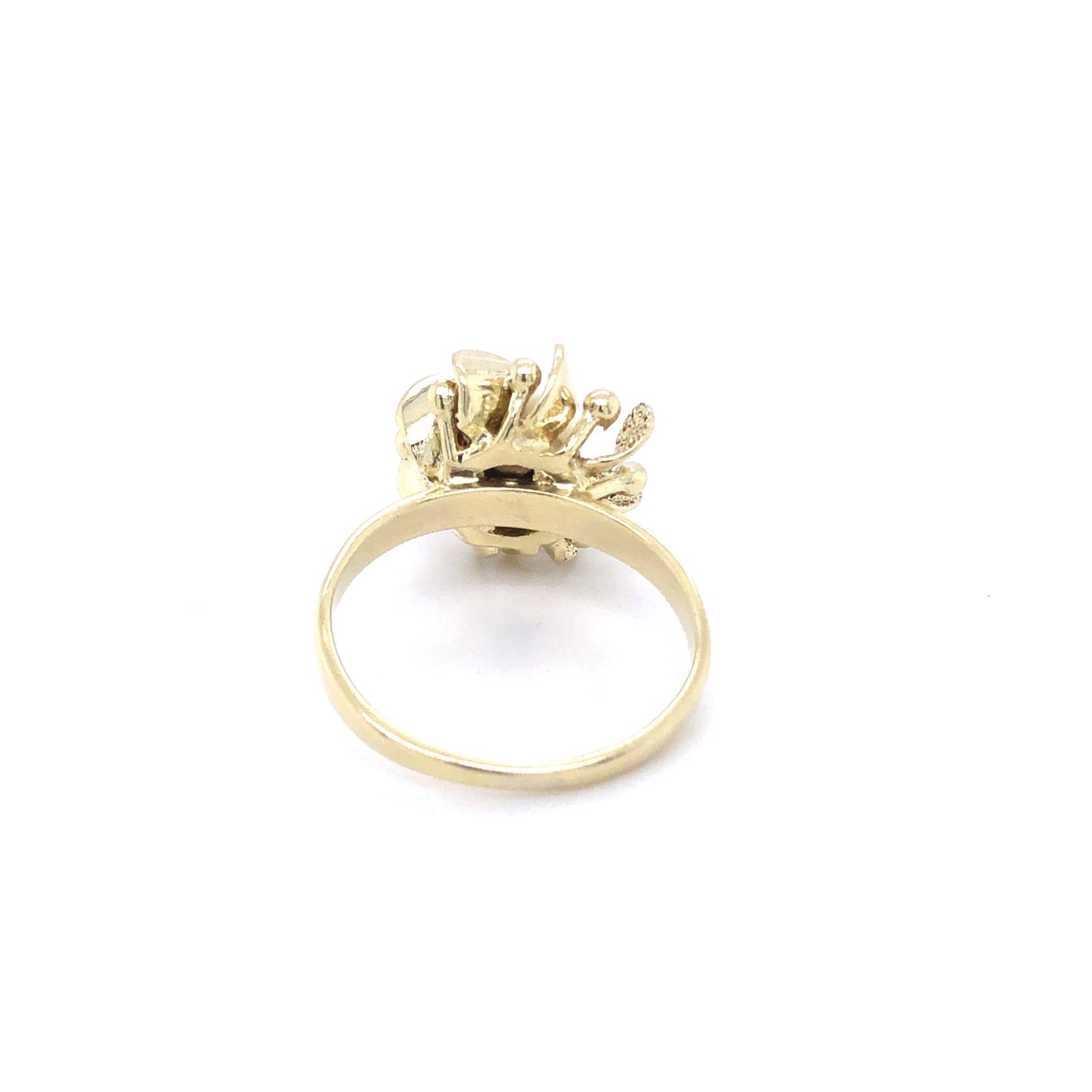 Ring Gelbgold 585 / 14 K mit Perle Gr. 50 Nr. 3489