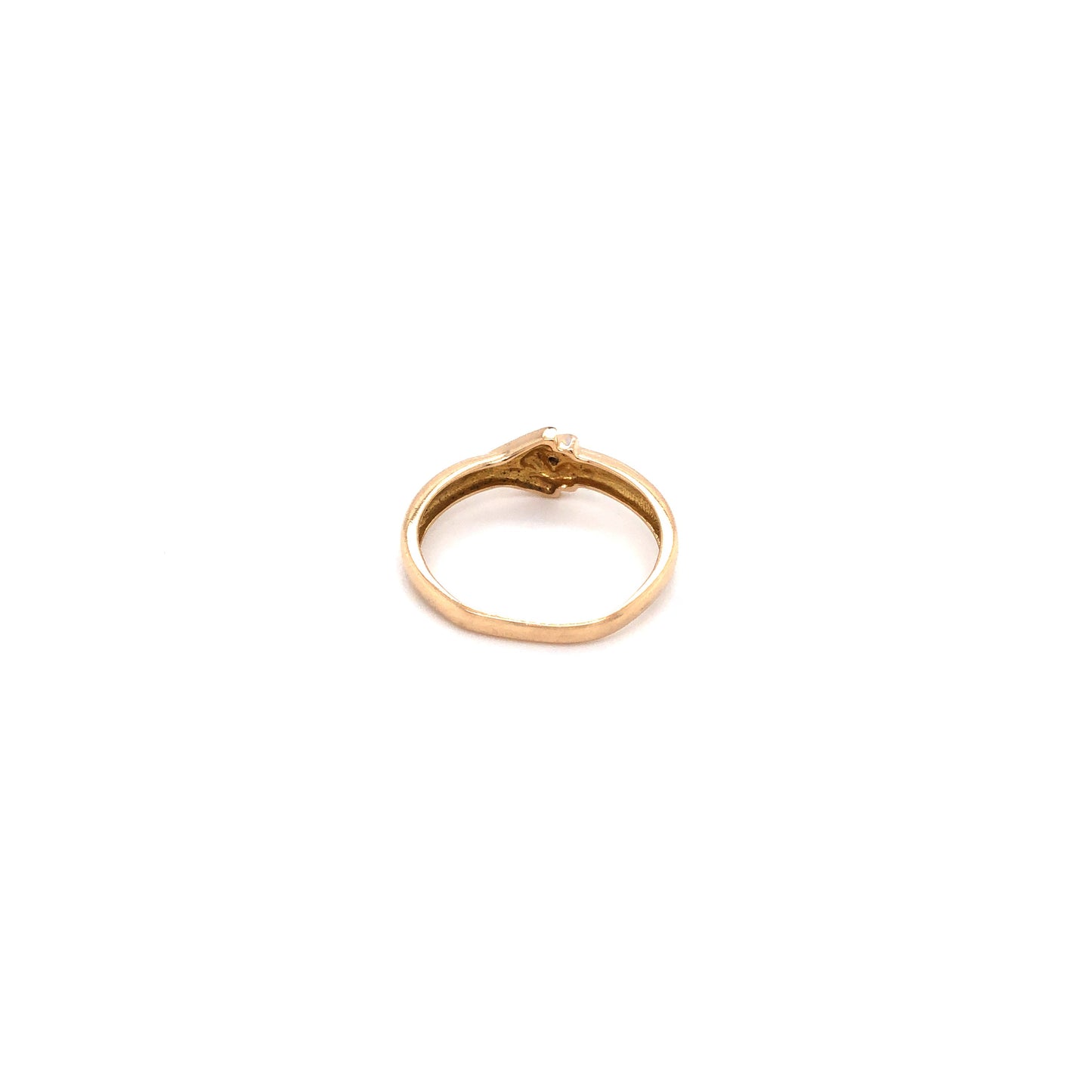 Ring Gold 585 / 14k Damenring mit Diamant Diamantring , Gr.59 Nr. 2976